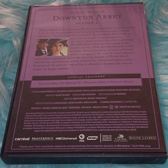 Downtown Abbey season 1 DVD like new Downtown Abbey - Picture 4 of 7